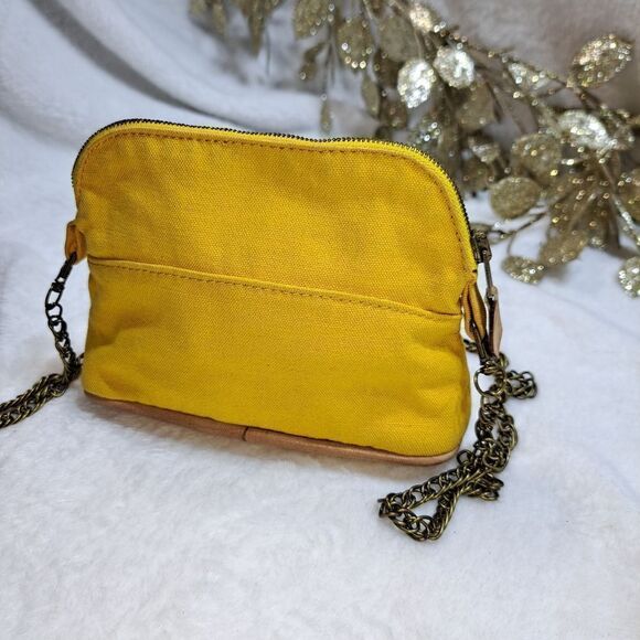 Hermès Bolide Mini Canvas Pouchette with Unbranded Chain Authentic - Picture 6 of 15